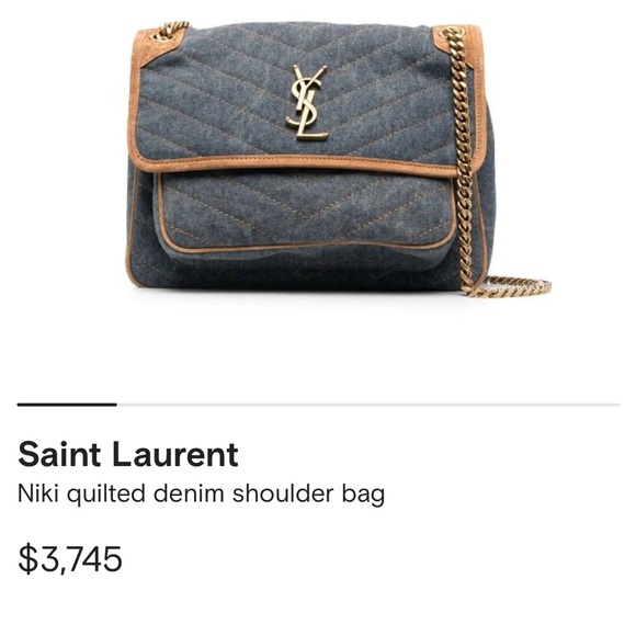 Yves Saint Laurent Niki Bag. - Picture 4 of 9